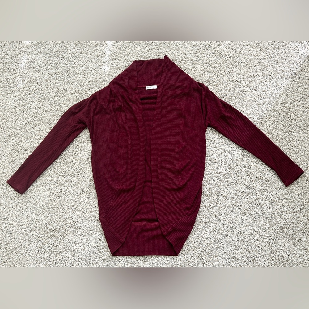 Socialite Women’s XS Dark Red Cardigan